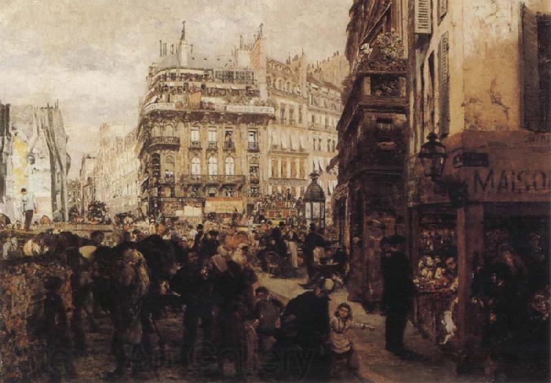 Adolph von Menzel A Paris Day